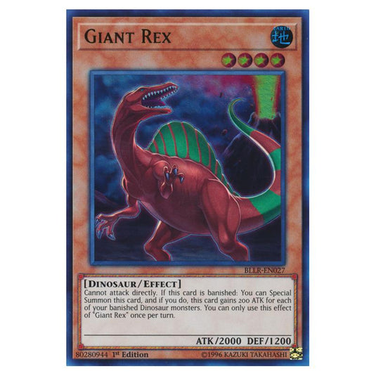 Yu-Gi-Oh! - Battles of Legend - Light's Revenge - Giant Rex (Ultra Rare) BLLR-EN027