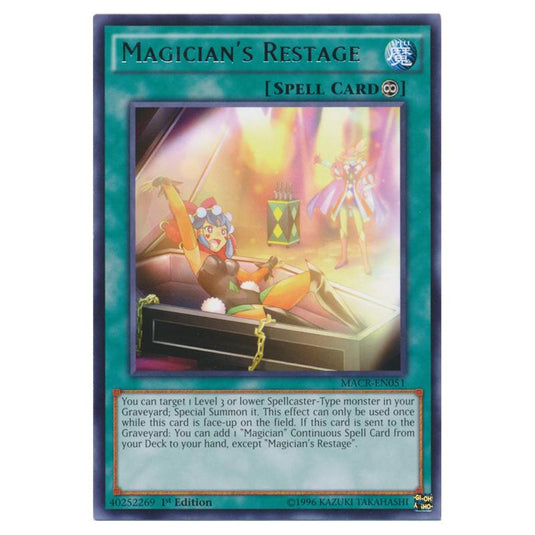 Yu-Gi-Oh! - Maximum Crisis - Magician's Restage (Rare) MACR-EN051