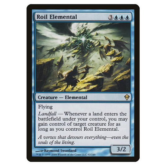 Magic The Gathering - Zendikar - Roil Elemental - 62/249
