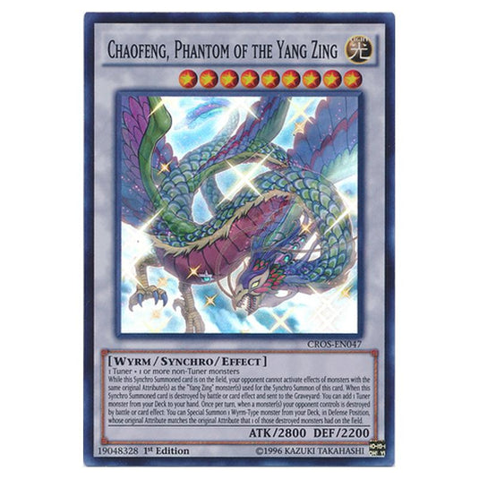 Yu-Gi-Oh! - Crossed Souls - Chaofeng, Phantom of the Yang Zing (Super Rare) CROS-EN047