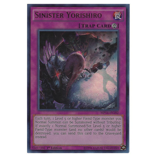 Yu-Gi-Oh! - 2014 Mega-Tin Mega Pack - Sinister Yorishiro (Ultra Rare) MP14-EN182
