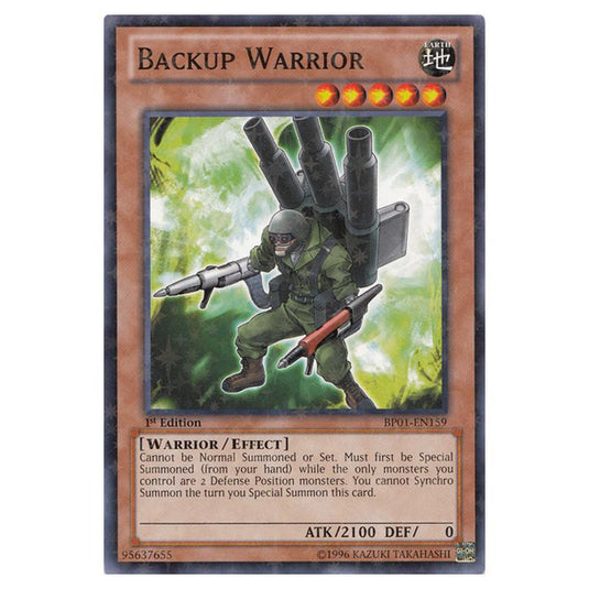 Yu-Gi-Oh! - Battle Pack - Epic Dawn - Backup Warrior (Starfoil Rare) BP01-EN159