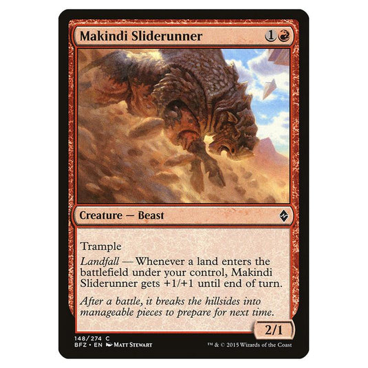 Magic The Gathering - Battle For Zendikar - Makindi Sliderunner - 148/274