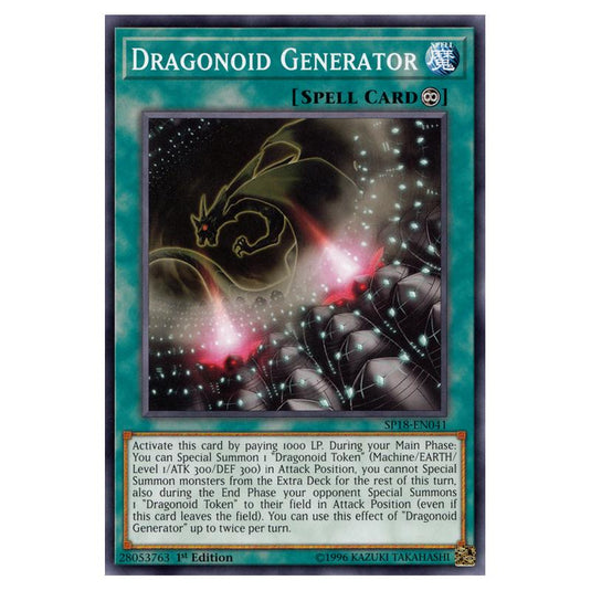 Yu-Gi-Oh! - Star Pack VRAINS - Dragonoid Generator (Common) SP18-EN041