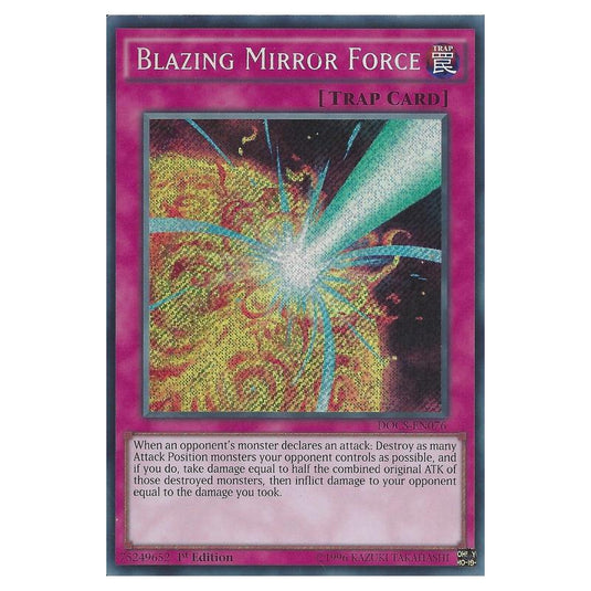 Yu-Gi-Oh! - Dimension of Chaos - Blazing Mirror Force (Secret Rare) DOCS-EN076