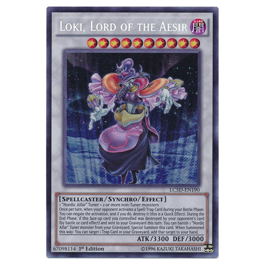 Yu-Gi-Oh! - Legendary Collection 5D's Mega Pack - Loki, Lord of the Aesir (Secret Rare) LC5D-EN190