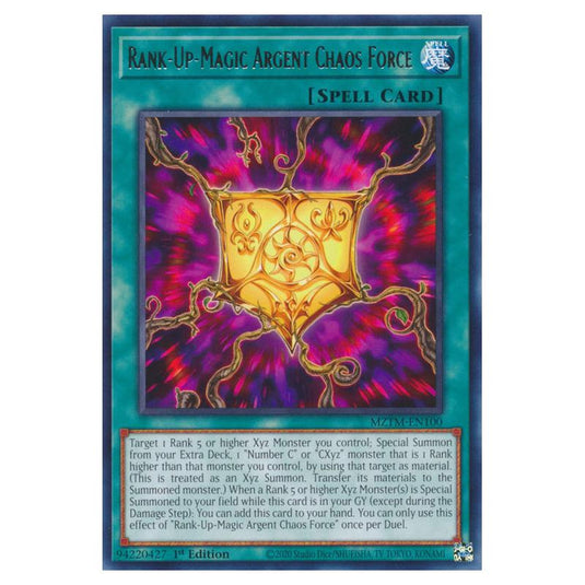 Yu-Gi-Oh! - Maze of the Master - Rank-Up-Magic Argent Chaos Force (Rare) MZTM-EN100