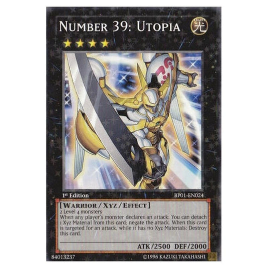 Yu-Gi-Oh! - Battle Pack - Epic Dawn - Number 39: Utopia (Starfoil Rare) BP01-EN024