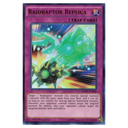 Yu-Gi-Oh! - Duelist Pack - Dimensional Guardians - Raidraptor Replica (Ultra Rare) DPDG-EN008