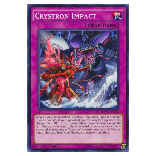 Yu-Gi-Oh! - Invasion - Vengeance - Crystron Impact (Common) INOV-EN072