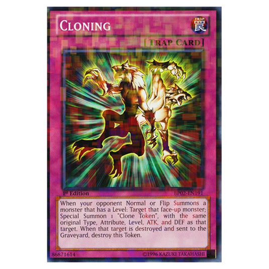 Yu-Gi-Oh! - Battle Pack 2 - War of the Giants - Cloning (Mosaic Rare) BP02-EN191