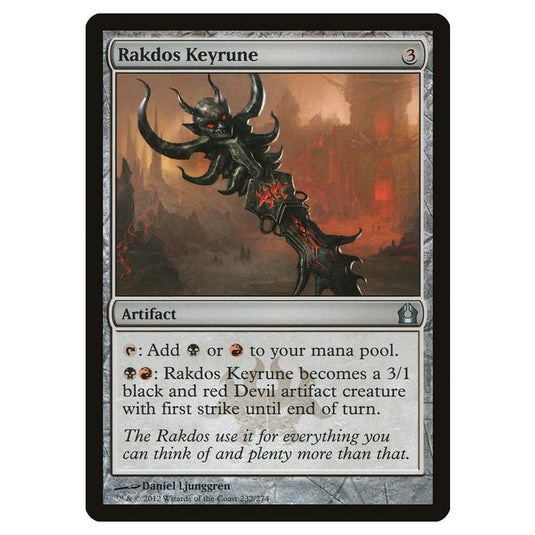 Magic The Gathering - Return To Ravnica - Rakdos Keyrune - 232/274 (Foil)