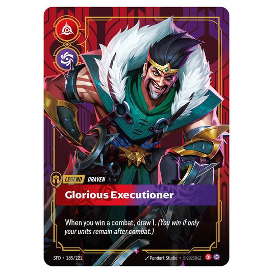 Riftbound: League of Legends TCG - Spiritforged - Draven - Glorious Executioner - 185/221