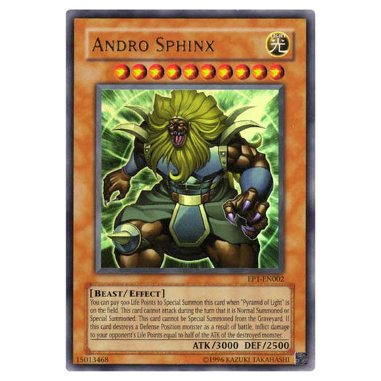 Yu-Gi-Oh! - Exclusive Pack - Andro Sphinx (Ultra Rare) EP1-EN002
