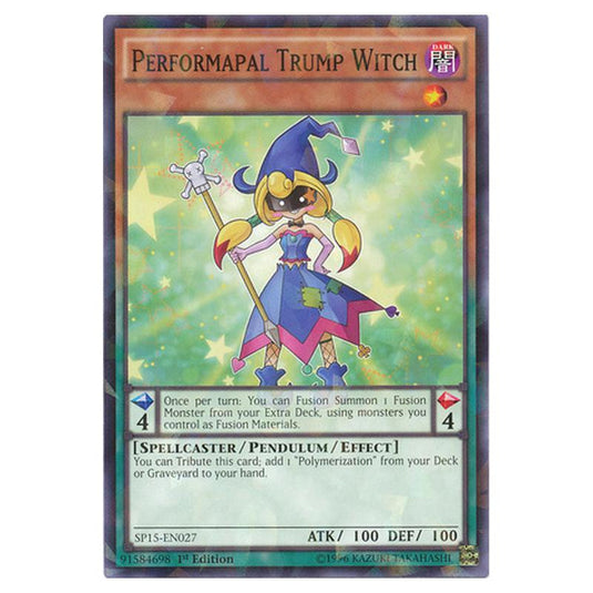 Yu-Gi-Oh! - Star Pack ARC-V - Performapal Trump Witch (Shatterfoil Rare) SP15-EN027