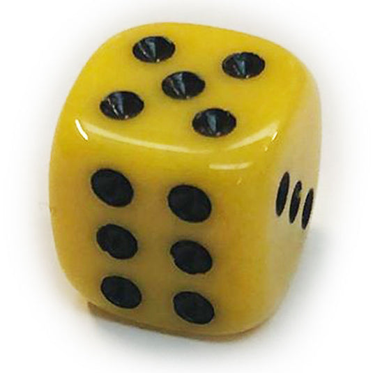 Blackfire Dice - Assorted D6 Dice 16mm Yellow