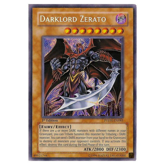 Yu-Gi-Oh! - Phantom Darkness - Darklord Zerato (Secret Rare) PTDN-EN081