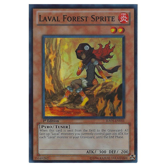 Yu-Gi-Oh! - Hidden Arsenal 5 - Steelswarm Invasion - Laval Forest Sprite (Super Rare) HA05-EN011