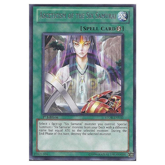 Yu-Gi-Oh! - Storm of Ragnarok - Asceticism of the Six Samurai (Rare) STOR-EN050