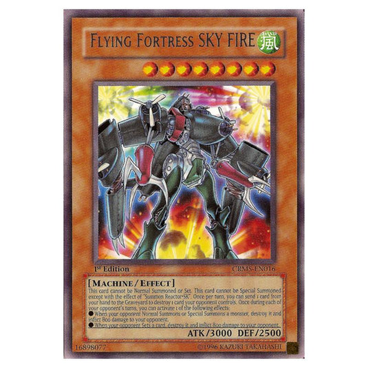 Yu-Gi-Oh! - Crimson Crisis - Flying Fortress SKY FIRE (Rare) CRMS-EN016