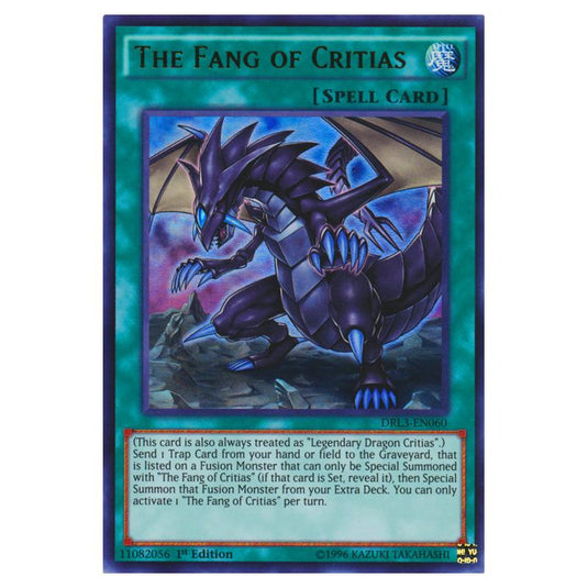 Yu-Gi-Oh! - Dragons of Legend - Unleashed - The Fang of Critias (Ultra Rare) DRL3-EN060