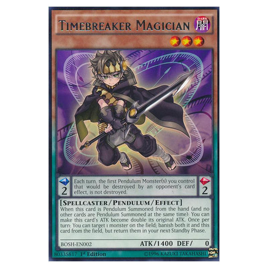 Yu-Gi-Oh! - Breakers of Shadow - Timebreaker Magician (Rare) BOSH-EN002