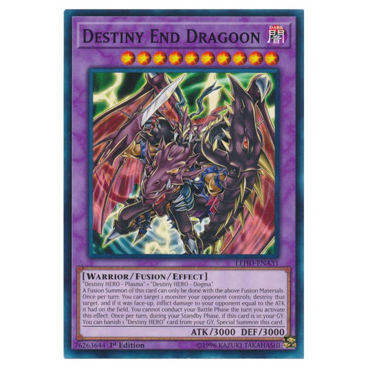 Yu-Gi-Oh! - Legendary Hero Decks - Destiny End Dragoon (Common) LEHD-ENA31