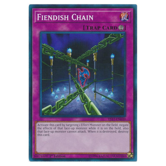 Yu-Gi-Oh! - Starter Deck - Link Strike - Fiendish Chain (Common) YS17-EN039