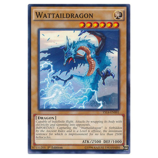 Yu-Gi-Oh! - Super Starter - Space-Time Showdown - Wattaildragon (Common) YS14-EN001