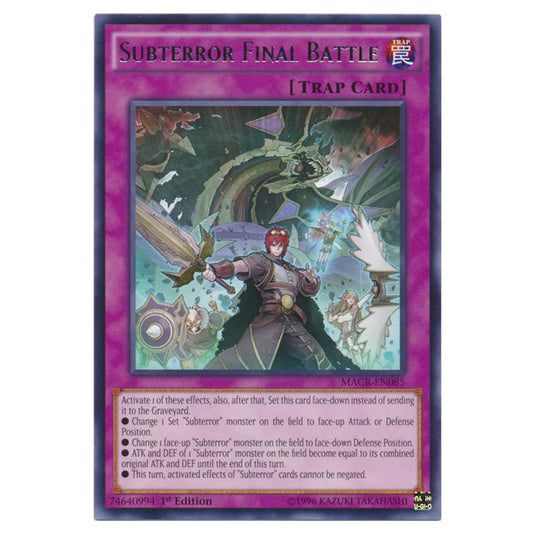 Yu-Gi-Oh! - Maximum Crisis - Subterror Final Battle (Rare) MACR-EN085