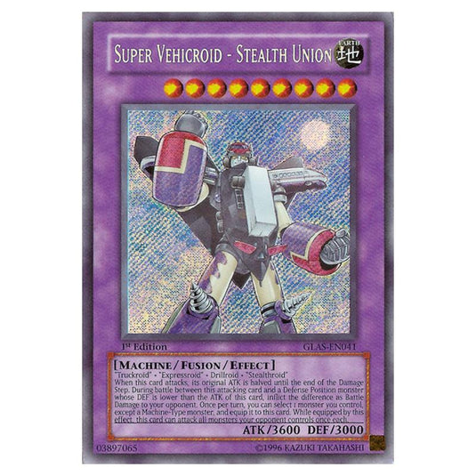 Yu-Gi-Oh! - Gladiator\'s Assault - Super Vehicroid - Stealth Union (Secret Rare) GLAS-EN041