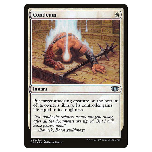 Magic The Gathering - Commander 2014 - Condemn - 69