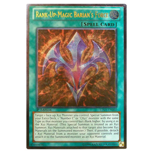 Yu-Gi-Oh! - Lord of the Tachyon Galaxy - Rank-Up-Magic Barian's Force (Ultimate Rare) LTGY-EN060