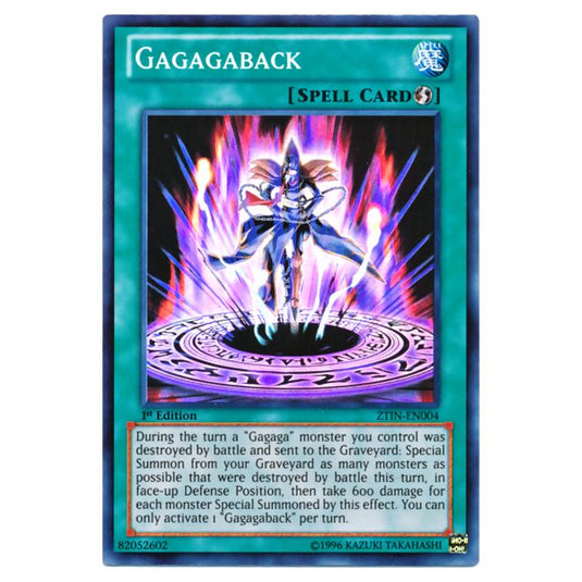 Yu-Gi-Oh! - Zexal Collection Tin - Gagagaback (Super Rare) ZTIN-EN004