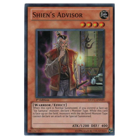 Yu-Gi-Oh! - Extreme Victory - Shien's Advisor (Super Rare) EXVC-EN029
