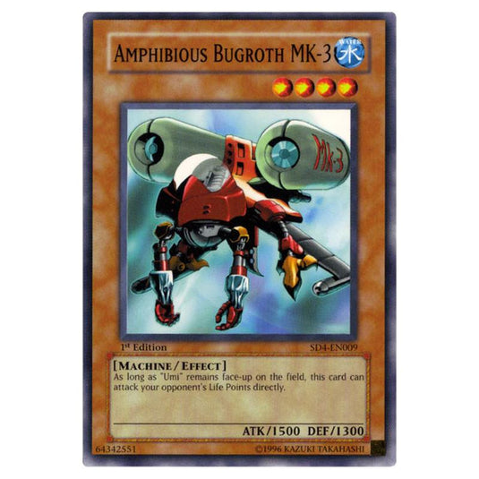 Yu-Gi-Oh! - Structure Deck - Fury from the Deep - Amphibious Bugroth MK-3 (Common) SD4-EN009