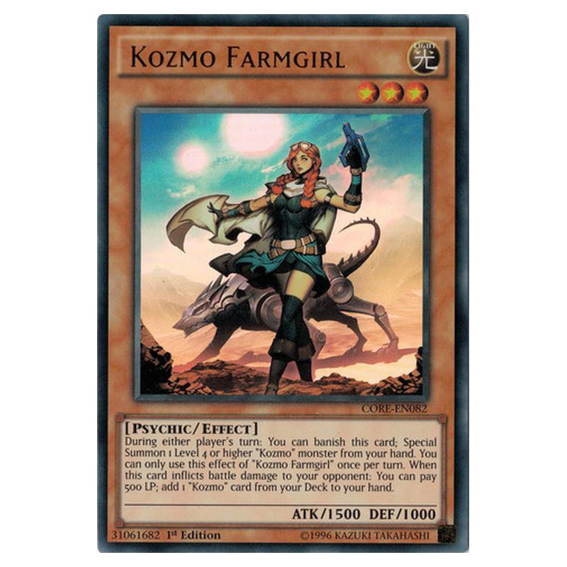 Yu-Gi-Oh! - Clash of Rebellions - Kozmo Farmgirl (Ultra Rare) CORE-EN0 Yu-Gi-Oh! - Clash of Rebellions - Kozmo Farmgirl (Ultra Rare) CORE-EN0