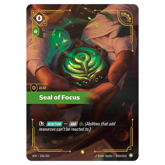 Riftbound: League of Legends TCG - Spiritforged - Seal of Focus - 226/221