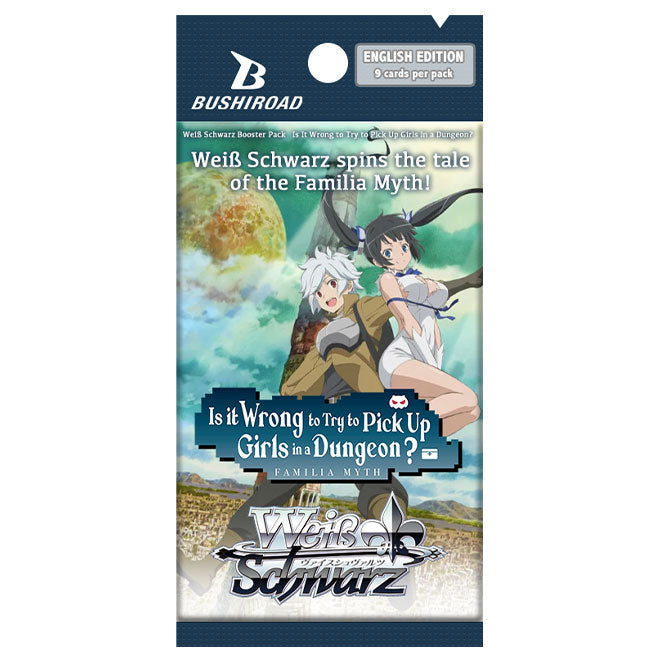 danmachi booster box Weiss Schwarz - Is It Wrong to Try to Pick Up Girls in a Dungeon?
