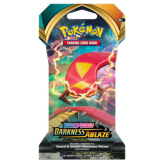 Pokemon - Sword & Shield - Darkness Ablaze - Sleeved Booster