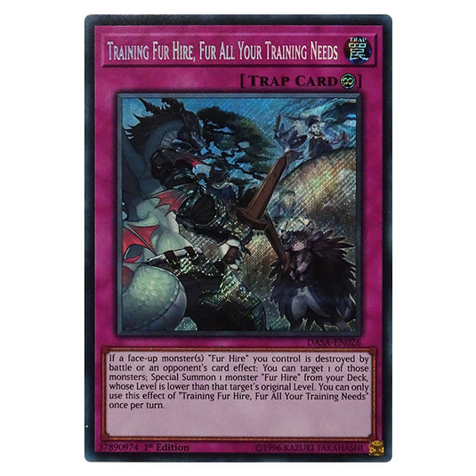 Yu-Gi-Oh! - Dark Saviors - Training Fur Hire, Fur All Your Training Needs (Super Rare) DASA-026
