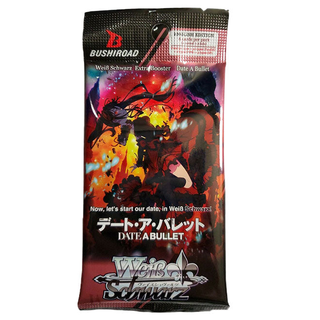 date a bullet extra booster box | Weiss Schwarz This set is part of the Date Bullet Surprise series and features English language cards Weiss Schwarz - Date A