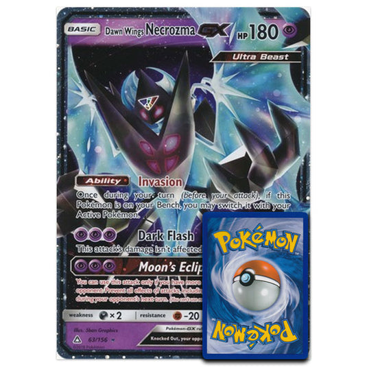 Pokemon - Dawn Wings Necrozma GX - (Oversized Promo)