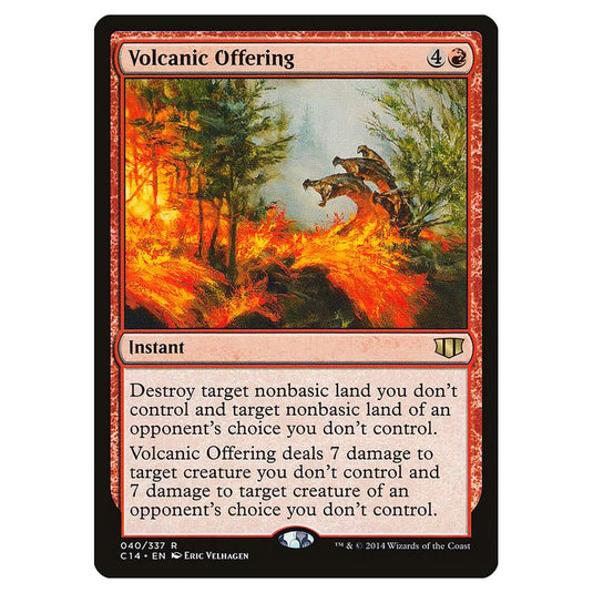 Magic The Gathering - Commander 2014 - Volcanic Offering - 40