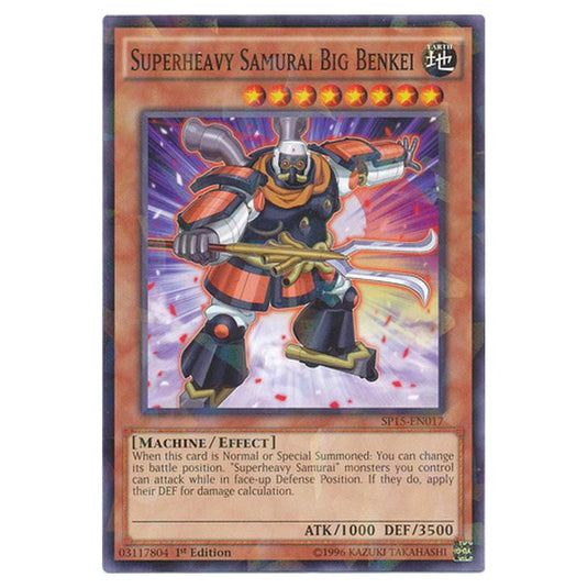 Yu-Gi-Oh! - Star Pack ARC-V - Superheavy Samurai Big Benkei (Shatterfoil Rare) SP15-EN017