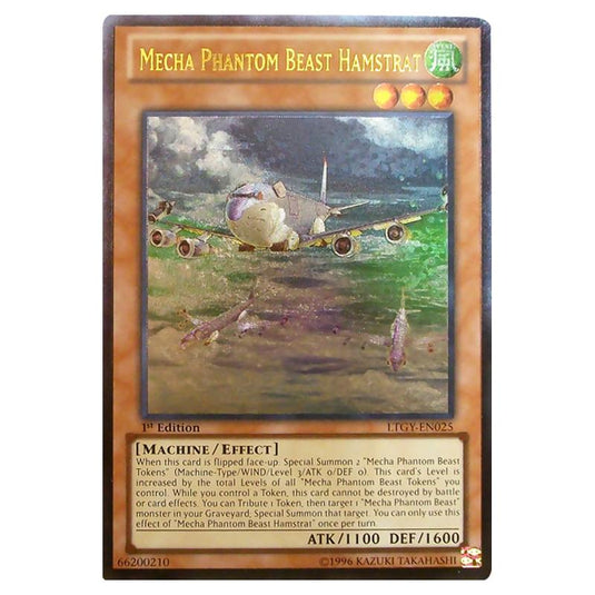 Yu-Gi-Oh! - Lord of the Tachyon Galaxy - Mecha Phantom Beast Hamstrat (Ultimate Rare) LTGY-EN025