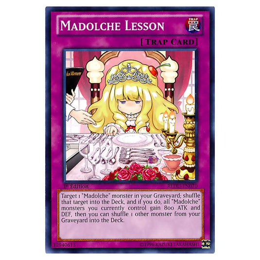 Yu-Gi-Oh! - Return of the Duelist - Madolche Lesson (Common) REDU-EN070