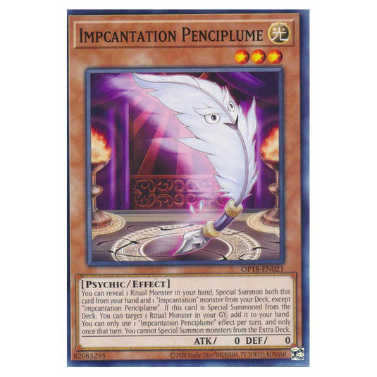 Yu-Gi-Oh! - OTS Tournament Pack 18 - Impcantation Penciplume (Common) OP18-EN021