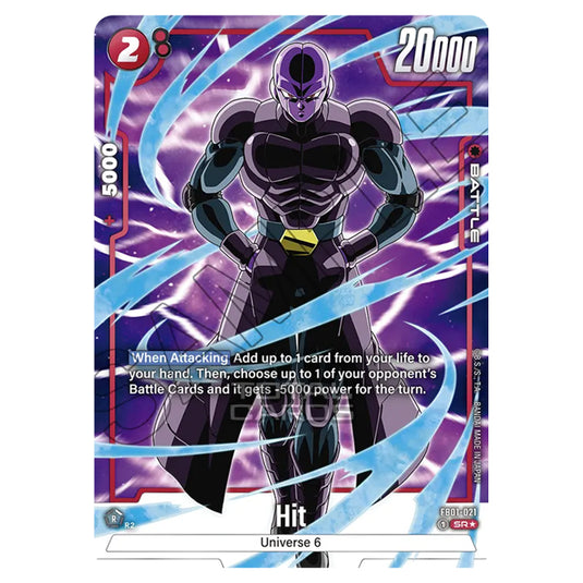 Dragon Ball Super - Fusion World - FB01 - Awakened Pulse - Hit (Super Rare) - FB01-021a