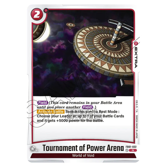 Dragon Ball Super - Fusion World - FB01 - Awakened Pulse - Tournament of Power Arena (Rare) - FB01-032